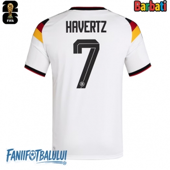 Germania Kai Havertz #7 Tricou Fotbal Replică Mondial 2026 Barbati Acasa